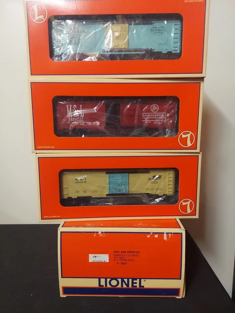 Lionel Train Grand O Gauge, Asst. 6464  Series,   3 Set 6-29267