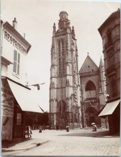 France, Compiègne, église Saint-Jacques Vintage print,  Tirage argentique  8