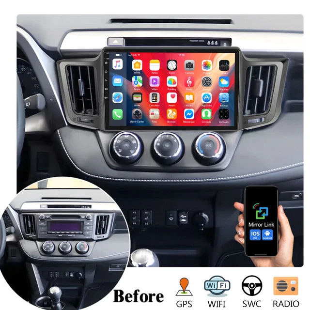 For Toyota RAV4 2013 2014 2015 2016 2017 Android12 Car Stereo Radio WIFI GPS 32G
