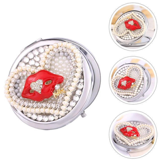Mini Miroir Double Face Mini Miroir Exquis Miroir De Courtoisie Petit