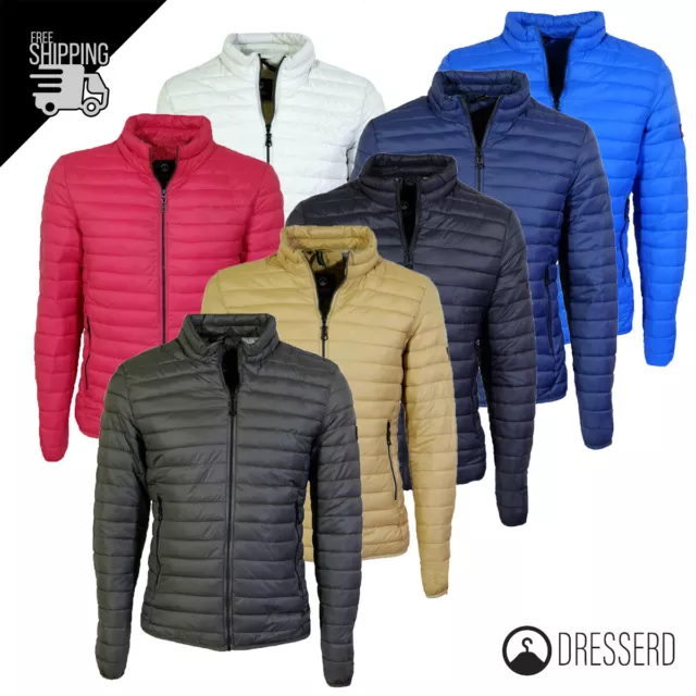 Giubbotto Uomo Dresserd Piumino 100 Grammi Semi Slim Fit Casual 7 Colori