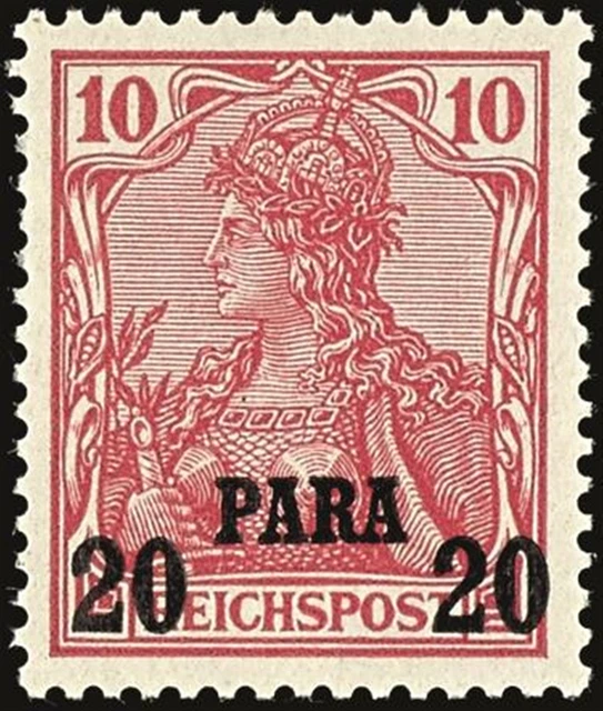 29177) Deutsche Post in der Türkei MiNr. 13II postfrisch FAk Steuer BPP Mi.100.-