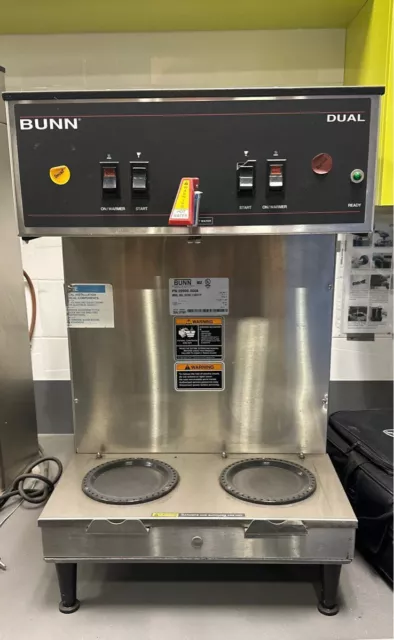 Bunn industry dual coffee brewer machine fully functioning