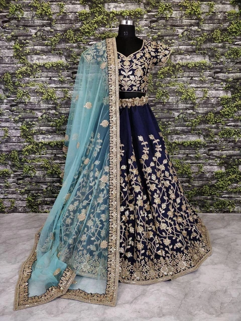 Diseñador Lehnga Choli Vestido Étnico Boda Ropa de Fiesta Indio Pakistaní Edi