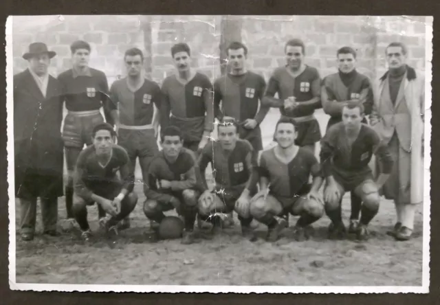 Sport Calcio - Fotografia Squadra Cagliari - 1957 - Allenatore Silvio Piola