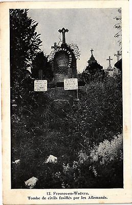 CPA Fresnes en Woevre-Tombe de civils fusillés par les Allemands (184240)