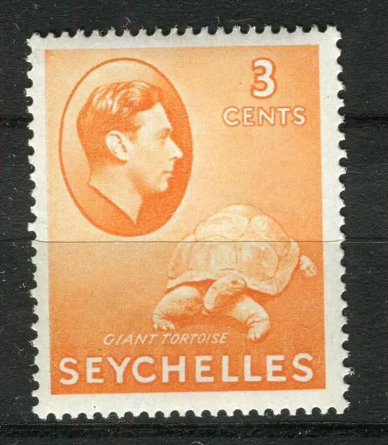 SEYCHELLES; 1938 early GVI pictorial issue fine Mint hinged 3c. value