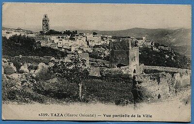 CPA MAROC: TAZA (Maroc Oriental) - Vue partielle de la Ville / 1920