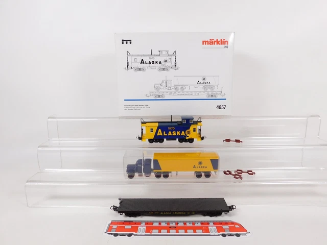 Märklin H0 - Transport de fret - Wagons à gravier à