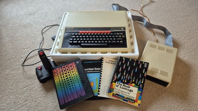ACORN BBC MICRO Computer, DIsc Drive, Joy Stick Bundle £59.05 - PicClick UK