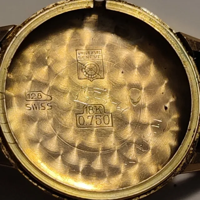 Universal Geneve Watch Vintage orologio oro 18 k 3