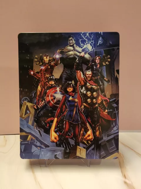 MARVEL AVENGERS - Xbox One / PS4 / PS5 Compatible STEELBOOK - (NO GAME)