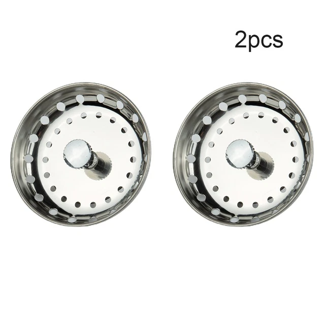 Bouchon d'évier enjoliveur inox D40 chainette l300 mm avec anneau COTEKA