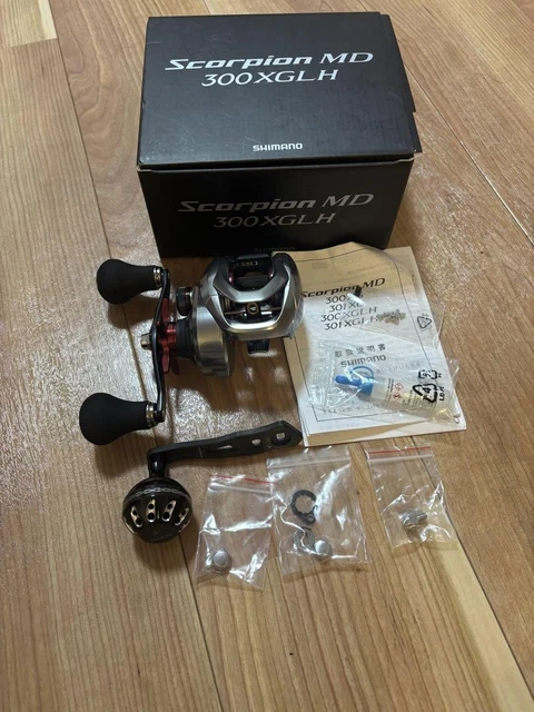 SHIMANO SCORPION MD 300XGLH Saltwater Jigging Reel, Light
