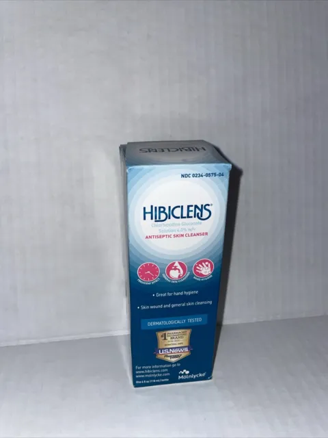 Limpiador de piel antiséptico antimicrobiano Hibiclens 4 oz