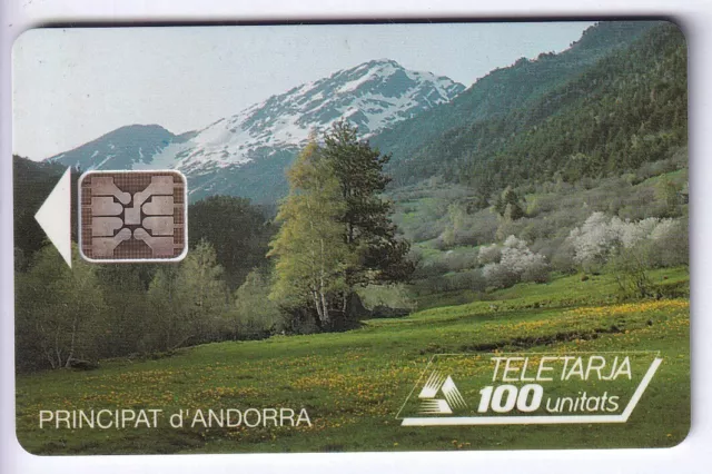 Andorre Telecarte / Phonecard .. 100U And13A Sc5 Vallee Ge.00416 Puce C.10€