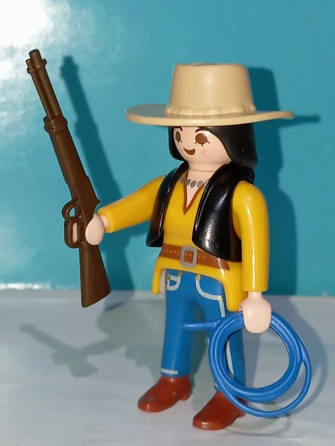 FIGURINE PLAYMOBIL WESTERN, bandit, outlawer, cowboy avec accessoires