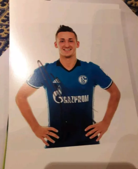 Signiertes Foto Donis Avdijaj FC Schalke 04 NEU