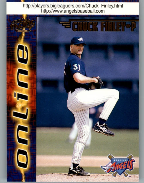 1998 PACIFIC ONLINE  Cards Anaheim Angels Baseball Card 8 Chuck