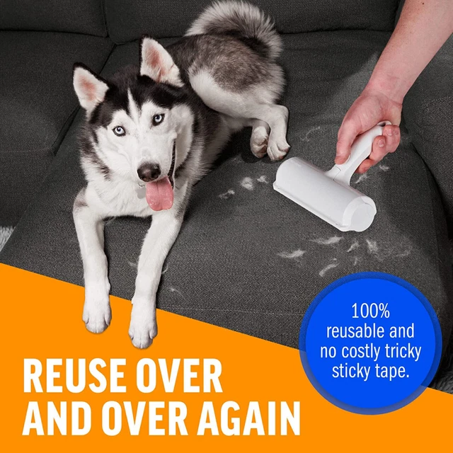 ChomChom Pet Hair Remover Roller - Reusable Cat and Dog Hair & Fur Remover new 9