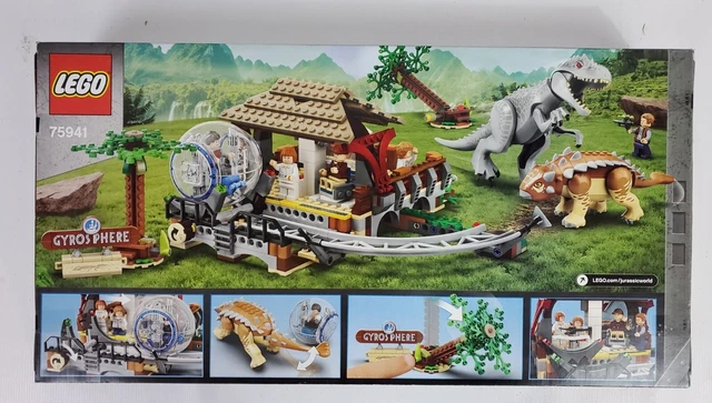 LEGO 75941 JURASSIC World Indominus Rex vs. Ankylosaurus Sealed NIB ...