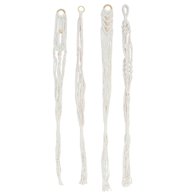 4 stücke Blumentopf Nettokorb Hängen Blumentopfkorb Dekorative Blumentopfhalter