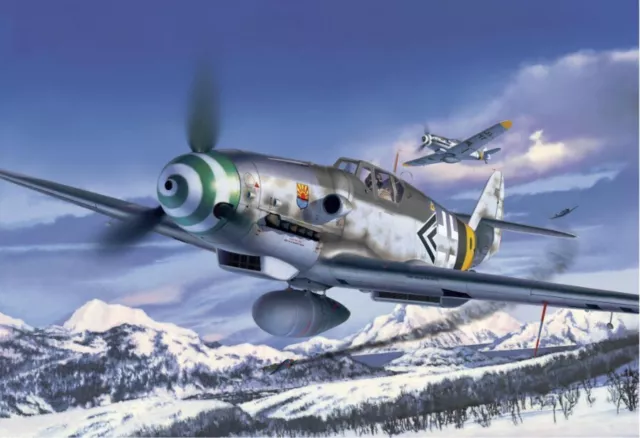 ,REVELL, Avión Messerschmitt Bf109G-6 para montar y pintar, 1/48, REV03653