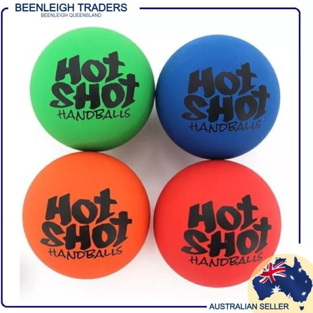 HOT SHOT HANDBALL 4 PACK - Handball An Enduring Playground Favourite! BRAND NEW