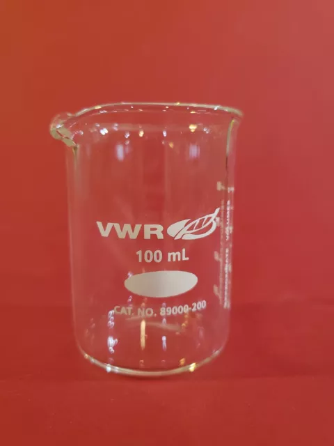 VWR 89000-200  100mL Low Form Griffin Beaker Brand New                      425