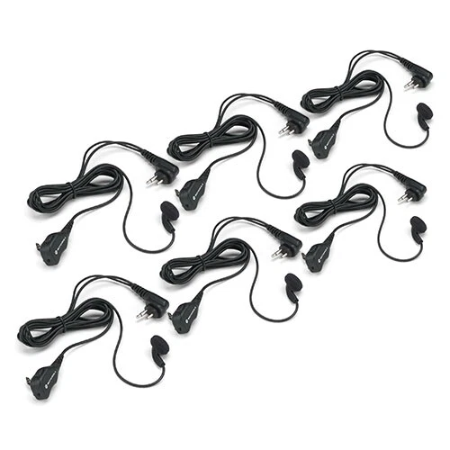 Motorola 53866 Lightweight Earbud Headset w/ Microphone (6 Pack)