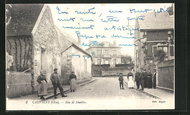 CPA Cauvigny, Rue de Noailles