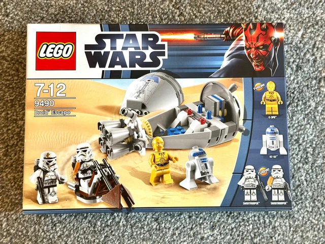 LEGO STAR WARS 9490 Droid Escape Retired Set 2013 BNISB Complete Mint ...