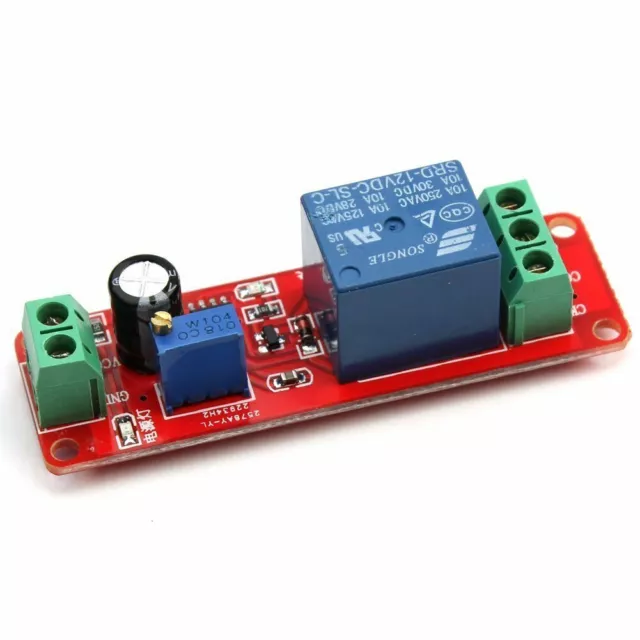 NE555 DC 12V Delay Relay shield Timer Switch Adjustable Module 0 To 10 Second