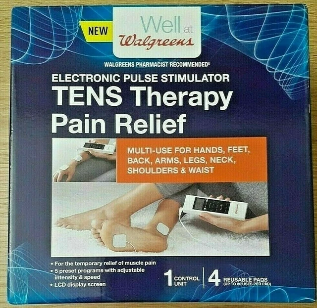 WALGREENS TENS UNIT MDTS111 Muscle Pain Relief Electronic Pulse
