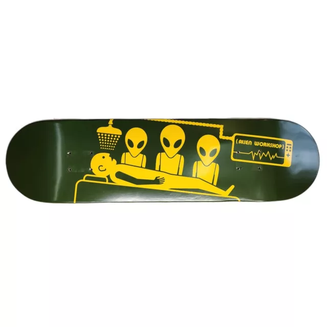 Alien Workshop Abduction 8.25" Skateboard Deck + Griptape - Green - EX DISPLAY