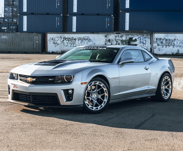 20& ROHANA RFX19 Wheels for CAMARO 20x10 20x11 R-Forged Concave SILVER ...