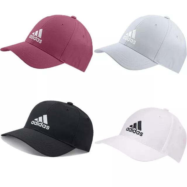 Adidas Mens Embroidered Logo Baseball Cap Lightweight Adjustable Hat
