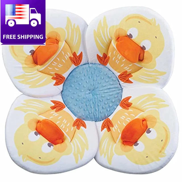 Pond Pal - Plush Crystal Minky Sink Bath for Babies - Washer Safe Bath Seat for