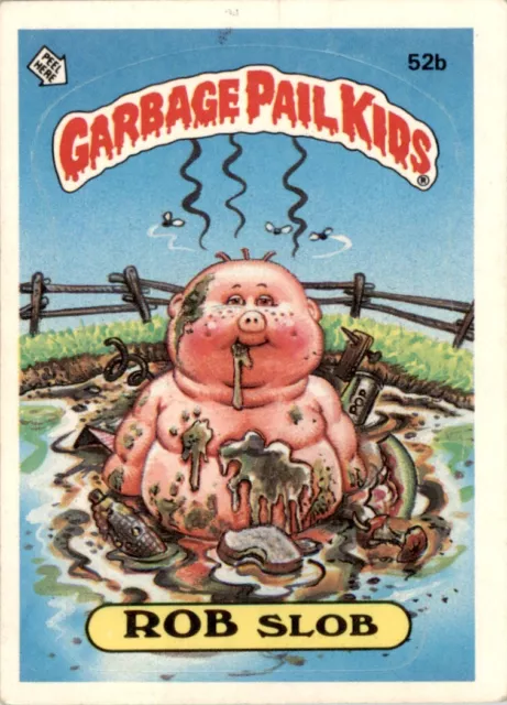 1985 Garbage Pail Kids Series 2 #52b Rob Slob VG-EX