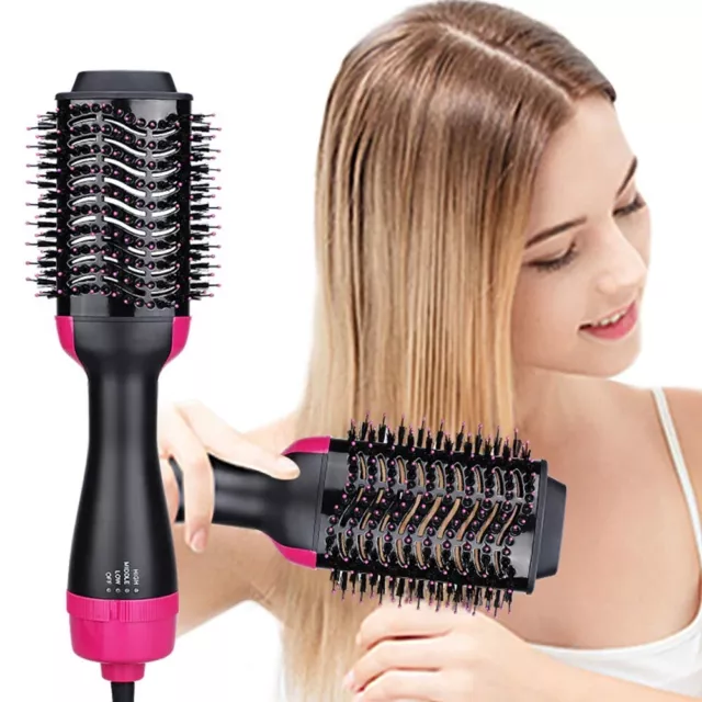 Spazzola Asciugacapelli  Lisciante Professionale Per Capelli New 3In1