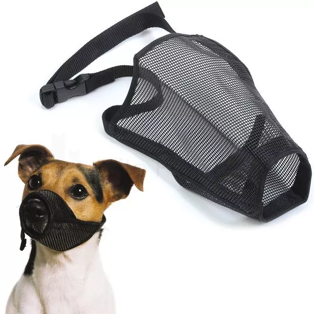 Ancol Soft Dog Mesh Muzzle Nylon Breathable Comfortable - 7 sizes