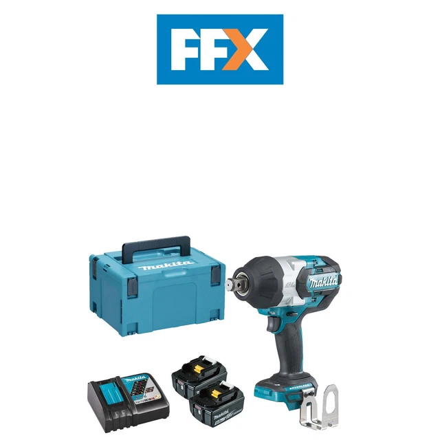 MAKITA DTW1001RTJ 18V 2x 5Ah Li ion LXT Brushless 3 4