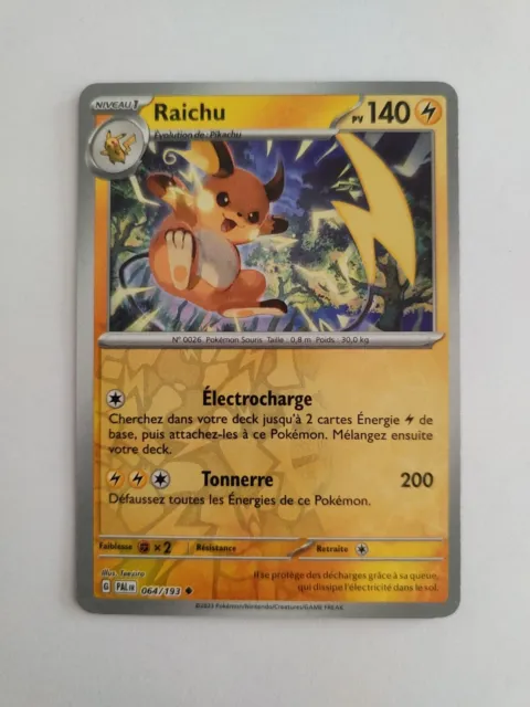 Pokemon Card - Raichu Reverse 064/193 - Paldea Evolutions EV2