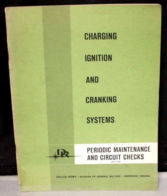 VINTAGE DELCOREMY MOTORS Charging Ignition and Cranking Systems, GM