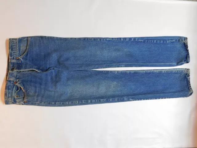 Vintage 80s  Levi’s Orange Tab Jeans ● Soft Denim Distressed Blue ● Size W32/L33