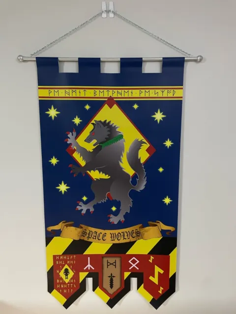 Warhammer 40K Space Wolves Chapter Banner