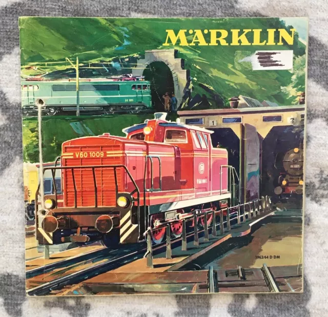 Märklin Katalog von 1963/64 original   1963/64 D DM