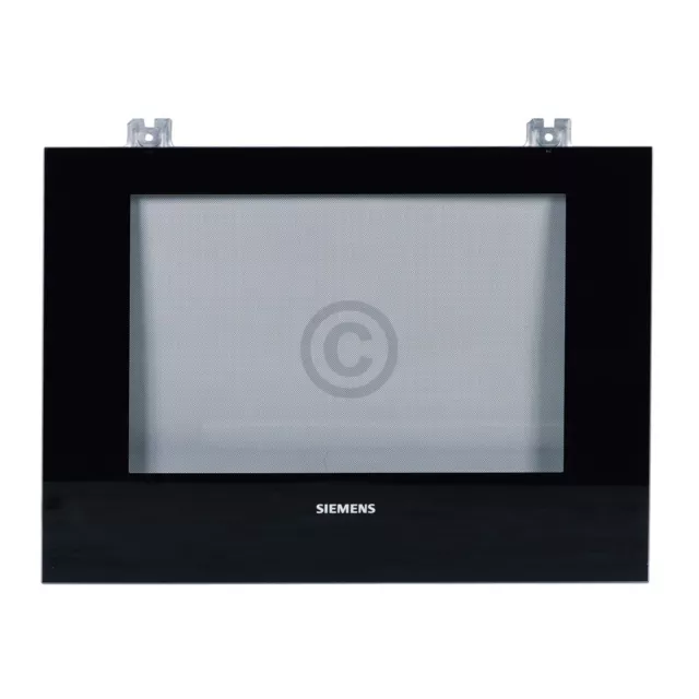 Bosch Siemens Hausgeräte Außenfenster schwarz  00771900 Frontglasscheibe für Bac