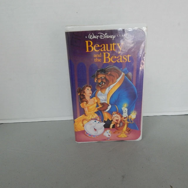 WALT DISNEY BEAUTY and the Beast VHS Tape 1992 Black Diamond Classics £