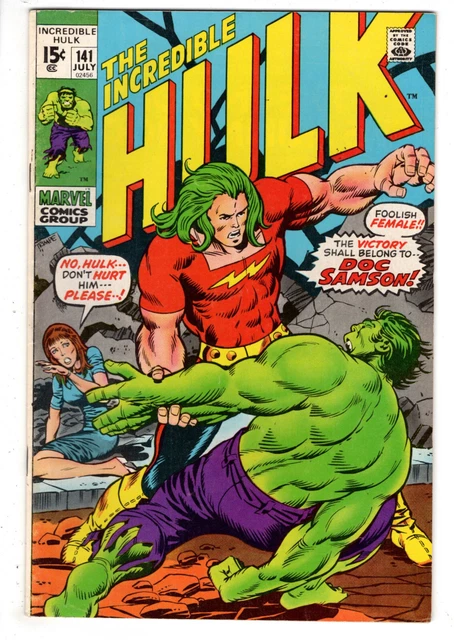 Incredible Hulk #141 (1971) - Grade 6.0 - 1St Appearance Of Doc Samson!